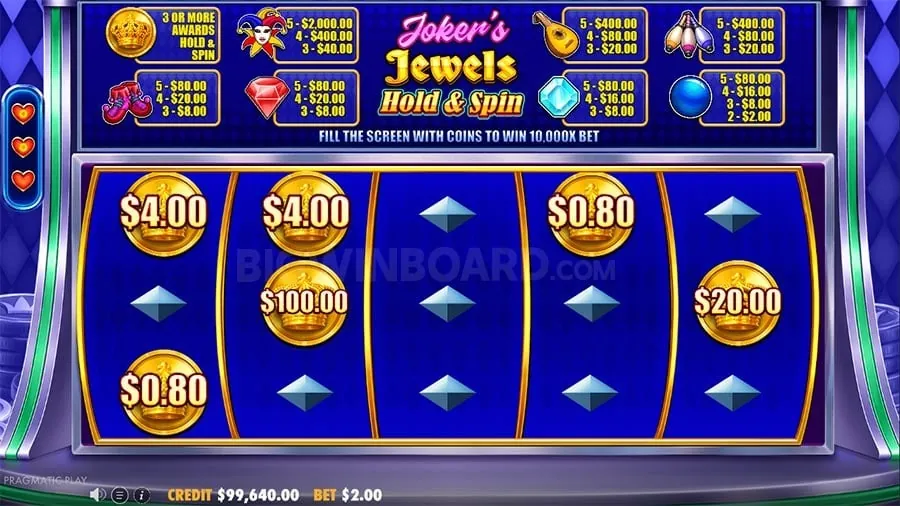 Image of a person playing slots